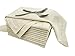 PACK of 12, Flax by Flax Unique Designer Premium Hemstitched Dinner Napkins 20x20, Natural Color by Linen Clubs - 100% Cellulose Natural Fiber With Rustic Linen Look.
