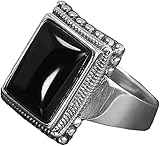 Lucifer Morningstar Ring 925 Sterling Silver, Black Onyx Turkish Ring for men and women (13)