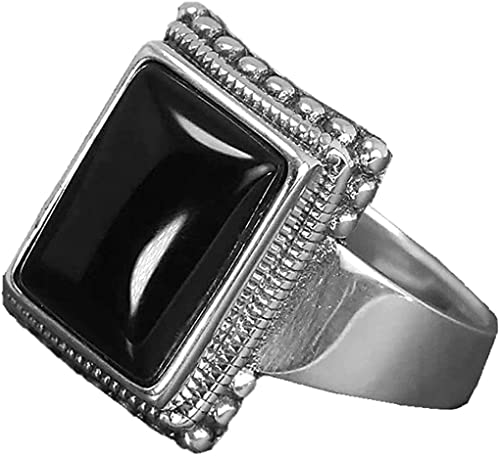 Lucifer Morningstar Ring 925 Sterling Silver, Black Onyx Turkish Ring for men and women (13)