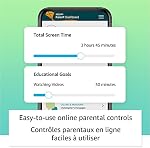 Amazon Feu 7 Comprimé pour enfants (nouveau modèle), 3-7 ans. 7" comprimés pour enfants Amazon - 2022, contenu publicitaire libre avec contrôle parental inclus, 10-hr batterie, 16 GB, bleu