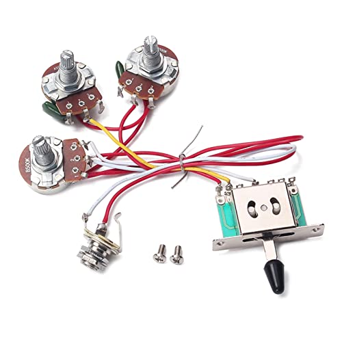 Zengxue dCM^[̃C[n[lXRȃLbg5EFCRo[^1{[2g[|bgo Guitar Wiring Harness