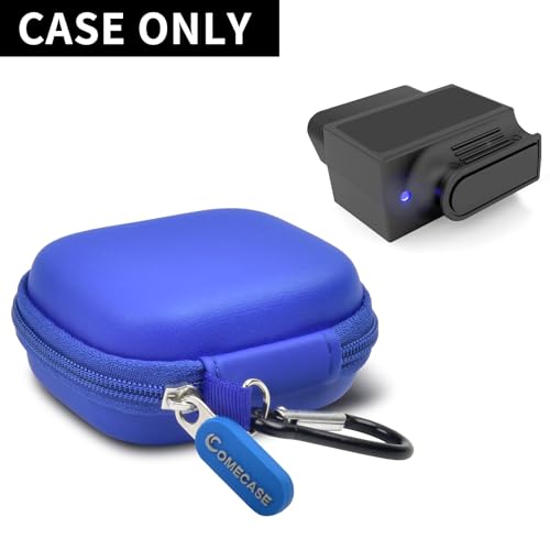 Image of Car and Auto Mini Carry Case Compatible with BlueDriver Bluetooth Pro /Pro Next Gen OBDII OBD2 Scan Tool Monitor for iPhone & Android -Bag Only (Dark Blue)