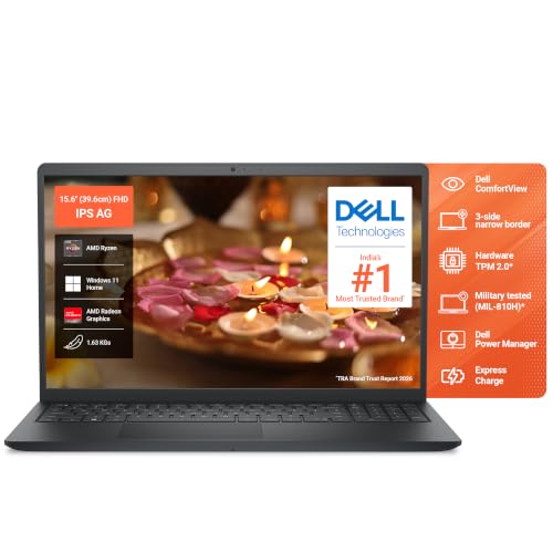 Dell Store Dell 15, R5-7520U, 8GB RAM, 512GB SSD, 15.6" FHD, Black - Image 2
