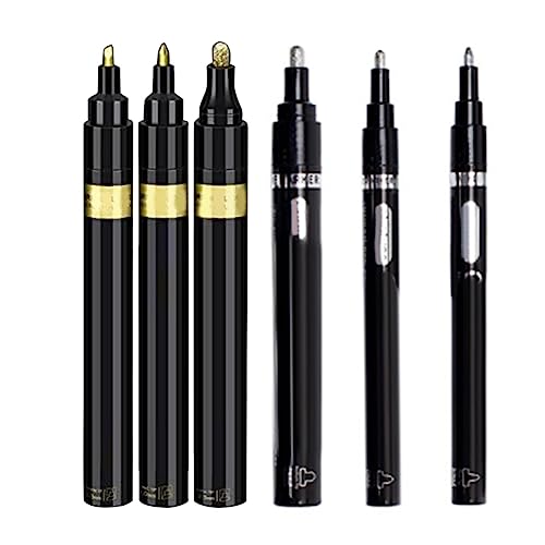 Fuhjythy 6-Teilige Chrom-Marker Set