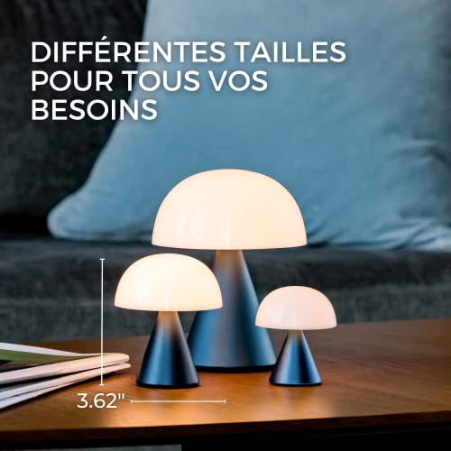 Image of LEXON - MINA M Rechargeable Medium Portable LED Lampe (ALU Dark RED)