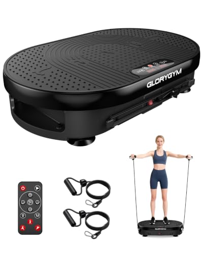 Glorygym Vibration Plate Exercise Machine for Body Shaker Machine & Weight Loss,...