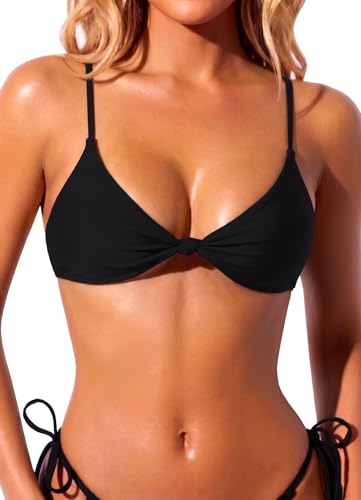 HAWILAND Push Up Bikini Oberteil Damen Triangel Bikini Top Sexy...