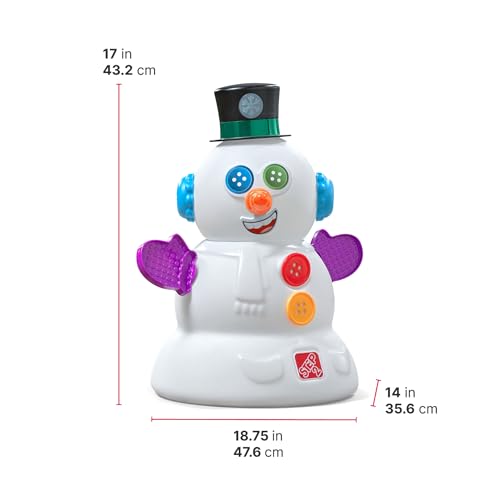 Step2 My First Snowman, Kids Holiday Decorative Christmas Toy, 15-Piece Accessory Kit, Lights and Sounds, Toddlers 18-Months+ by Step2 - Image 5
