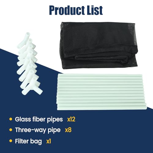 Filtro para bomba de estanque DONGKER con bolsa ajustable miniatura 6