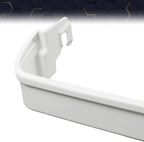 Vista 8 de PIT66 Estante superior para puerta compatible con Frigidaire o Kenmore Refrigerador 240338001 Blanco