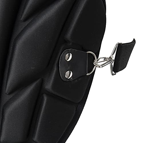 Champro Optimus Mvp Plus Chest Protector For Commotio Cordis With Removable Shoulder Cap, 12", Black #TOP6