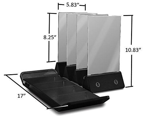 Table Tent Portable Menu Holder/USB Table Charger Kit with Charging Tray