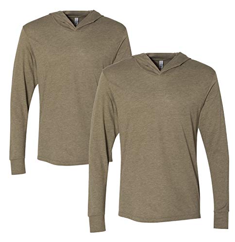 Next Level Apparel Men's Tri-Blend Long-Sleeve Hoodie