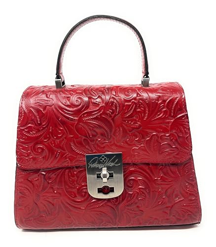 Image of Patricia Nash Chauny Tooled Leather Satchel