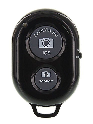 Ckeyin® Inalámbrica Bluetooth Cámara Autodisparador remoto disparador Negro para iOS Android Smartphone Tablet Iphone 5s 5c 5 4s Ipad 3 2 Mini iPod Sony Xperia Samsung Galaxy S2 S3 S4 S5 Note 1 2 3 GALAXY Tab 2 note8 10.1+ Note 1/2/3+ Nexus 4 5 7 DC450