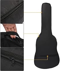Housse de transport pour guitare en tissu Oxford 96,5 cm avec poche pour voyage - Les Beatles, Paul McCartney, John Lennon, RIngo Starr, George Harrison Housse de transport pour guitare en tissu Oxford 96,5 cm avec poche pour voyage – Image 6
