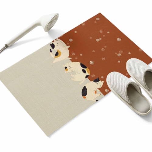 LEO BON ���փ}�b�g �h�A�}�b�g �J�[�y�b�g �g�C�� ���� ���ӂ� �����` ���� �z�� �􂦂� �L�b�`�� �k���� ������� �K�i ����~�ߕt �R�� �h�L �h�� �a�� �����L �e ���b�h 45×75cm