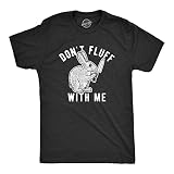 Funny Easter Bunny T-Shirt for Men – Comical Rabbit Graphic Tee – Soft Cotton Spring Holiday Outfit – Novelty Egg Hunt Shirt – Mens Easter Sunday Apparel - Black XXL