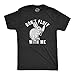 Funny Easter Bunny T-Shirt for Men – Comical Rabbit Graphic Tee – Soft Cotton Spring Holiday Outfit – Novelty Egg Hunt Shirt – Mens Easter Sunday Apparel - Black XXL