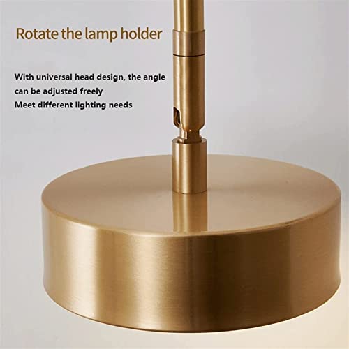 Linterna de pared interior LED de cobre para iluminación ajustable en salón 5