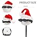 YGMONER Santa Claus Antenna Toppers 2-Pack - Festive Car Decor with Santa for Easy Parking Spot Locator, Christmas Antenna Ball for Auto Accessories