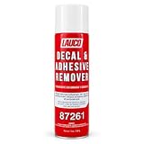 LAUCO Decal & Adhesive Remover – 13 oz Aerosol Spray – Removes Stickers, Tar, Wax, Oil, Bugs, Sap – Safe on Cured Paint, Vinyl & Fabrics – Single & Multi-Pack Options [87261] (1-Pack (13 oz)) 87261