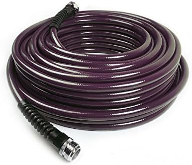 Water Right PSH-075-EP-5PKRS (7/16") Slim Garden, Drinking Water Safe, 75-Foot, Lead-Free Brass Fittings, Eggplant 400 Series Hose