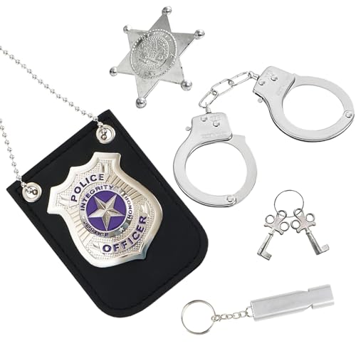 DELAIHUIL Policía Juguete Kit,Accesorios Disfraz...