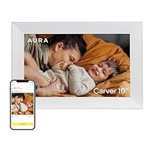 Aura 10" HD Digital Picture Frame | Wirecutters Best Digital Frame for Gifting | Send Photos Directly to Your Frame from Anywhere | Quick & Easy Setup Over WiFi | Free, Unlimited Storage No Ads