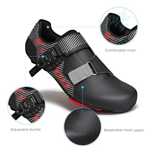 Kyedoo Mens Wide Peloton Shoes