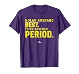 Nolan Arenado Best Third Baseman Period Nolan Arenado T-Shirt