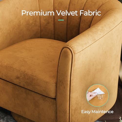 Sillón Plegable Terciopelo Amarillo miniatura 6