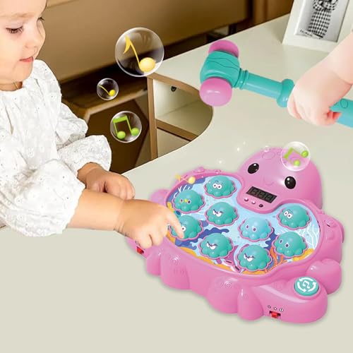 Juegos de martilleo y golpeteo de pulpo para coordinar la motricidad fina en niños de preescolar 3