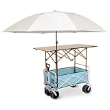 HARELA Marktstand Imbisswagen Faltbarer Verkaufsstand, Mobiler Imbisswagen, Süßigkeiten/Eis-Verkaufsstand mit Markise für Straßen-/Bauernmärkte/Handwerksausstellungen(Blue,94cm/37in)