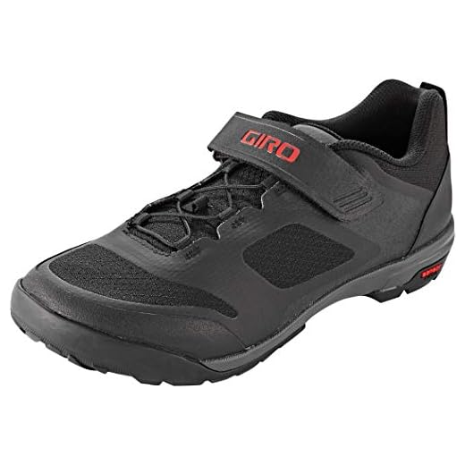 Giro Men's Mountain E-Bike MTB Trail Touring Shoes, Black Dark Shadow, US:7.5
