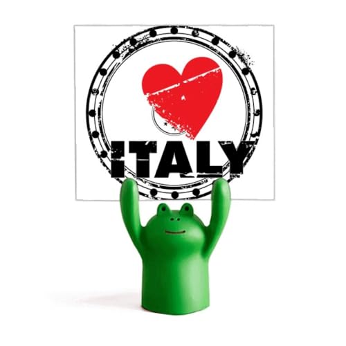 Support pour mémo I Love Italy en cœur pour déclarer votre flamme
