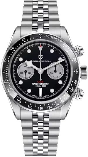 Montre étanche 100m Pagani Design PD1718 cadran Panda homme