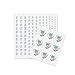 Strass Aufkleber, 150pcs stickers autocollants en diamant acrylique pour pierres précieuses en cristal, stickers en diamant en forme de cœur pour décoration DIY, ongles, visage, cadres photo.