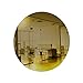 Marketing Holders 6â€ Gold Round Blank Mirror Discs Smooth Edge Acrylic DIY Plexiglass Tiles .118 - 3MM Thick Decor Bathroom Kitchen Office Business Businesses