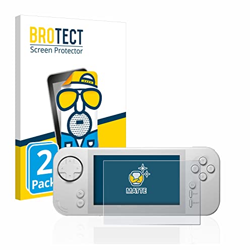 brotect 2-Pack Screen Protector Anti-Glare Compatible with Evercade EXP Screen Protector Matte, Anti-Fingerprint Protection Film
