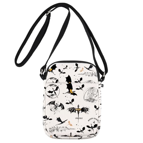 JNIAP Dragon Book Crossbody Bag Dragon Book Themed Gifts Dragon Book Shoulder Bag Dragon Fans Gifts