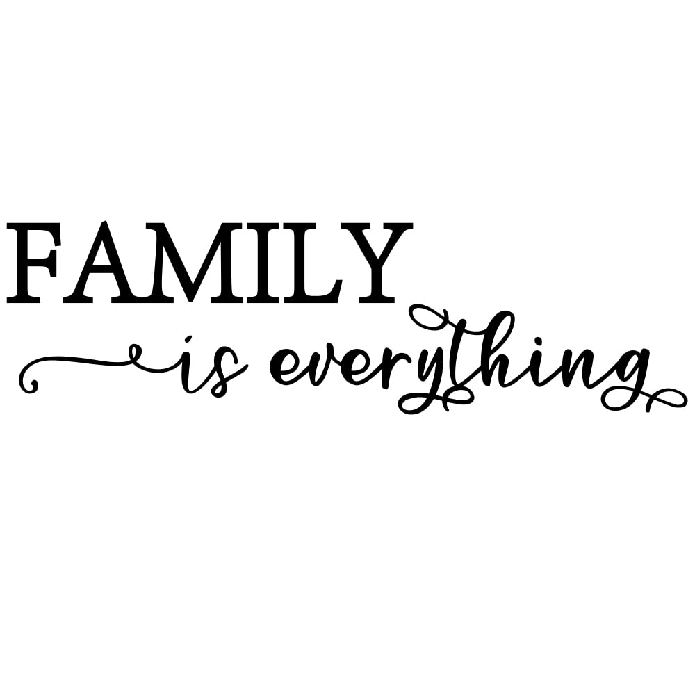 Wall Decor Sticker Family is Everything Removable Vinyl Art Decal for Living Room Bedroom Decoration