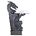 Design Toscano The Subservient Dragon Glass-Topped Sculptural Table