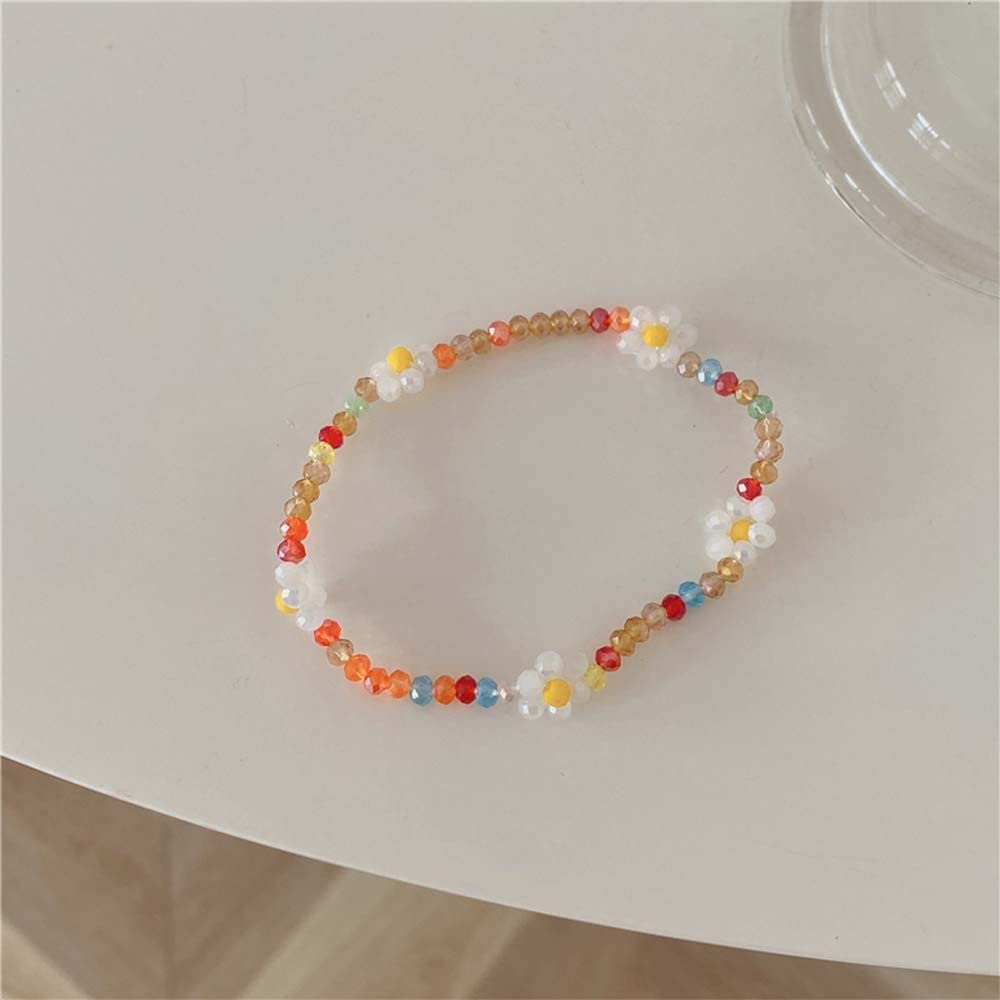 Amazon.co.jp: 夏カラフルなデイジーの花のブレスレットキャンディー