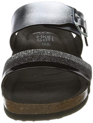 ARA Bali, Sabot Donna, Nero, Nero, Antracite, 05