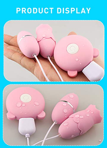 Sucking Pleasure 7 Frequency Double Head Silent USB Cable Rechargeable Dual Motor Waterproof Búllet Vibrating Vǐbrǎtǒr Relieve Stress is Simple and Convenient Vibartion Suction