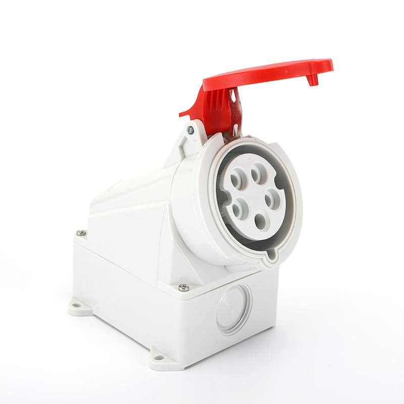 IEC60309 Waterproof CEE Industrial Connector Socket 5Pin 16A 380V-415V 3P+E+N IP44 (Type-2）