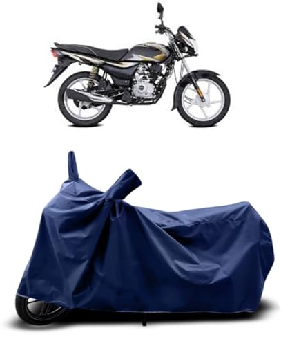 Image of CoverRide Bike Cover Waterproof Heavy Duty - All Weather Dustproof UV Protection Bike Cover for Bajaj Platina Outdoor Indoor Use with Windproof Buckle