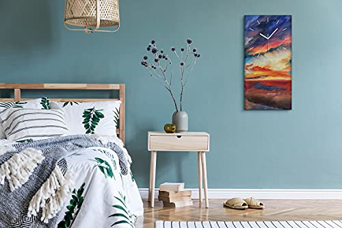 Horloge sur toile pour en finir avec le tic tac dans la chambre - 5