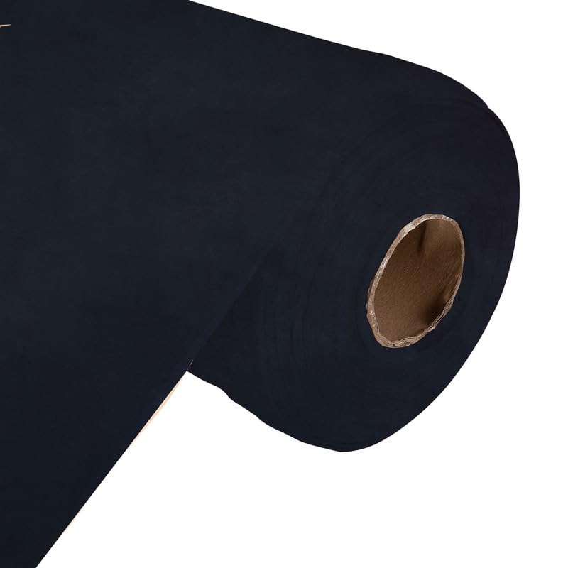 5m Soft Navy Velvet Fabric – 150cm (60") Wide – Elegant Velvet for Upholstery, Blinds, Curtains, Cushions, Covers & Soft Home Furnishings – Sold per Metre – Discount Fabrics LTD